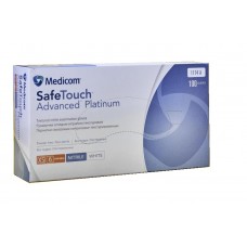 Рукавички Medicom SafeTouch Platinum White нітрилові білі розмір XS 100 шт/уп